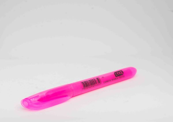 CANETA MARCA TEXTO - ROSA - LYKE