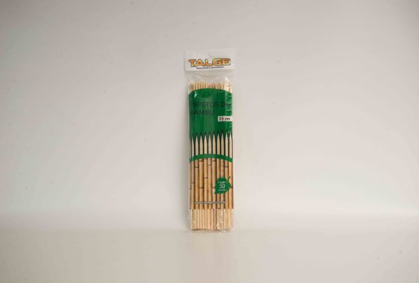 ESPETO DE BAMBU 25mm - C/ 50 UNID