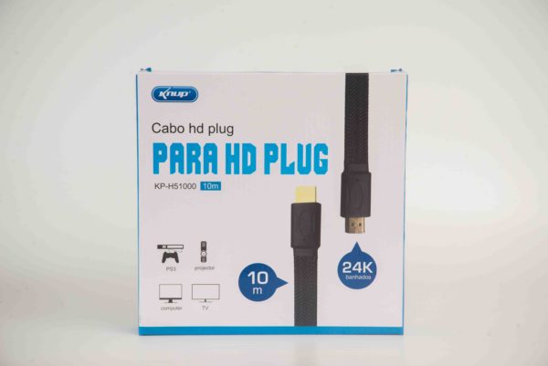 CABO HDMI x HDMI 10m 1.4 4K 3D - KNUP - Imagem 2