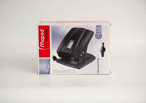 PERFURADOR EM METAL MEDIO 2 FUROS P/ ATE 40/45 FOLHAS - MAPED (linha E-404)