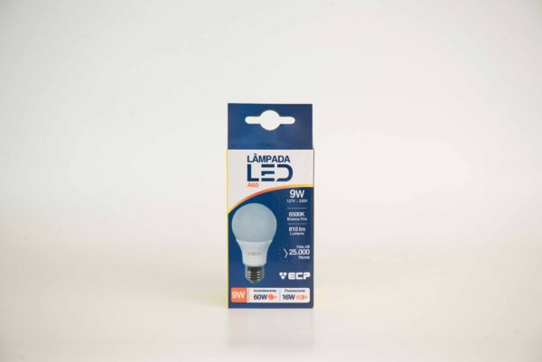 LAMPADA LED BULBO A60 9W 2700K 810Lm BIVOLT E27 - AMARELA (QUENTE) - EMPALUX - Imagem 2