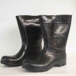 BOTA DE PVC C/ FORRO CANO MEDIO Nº 37 - PRETA - KALA (CA 32180)