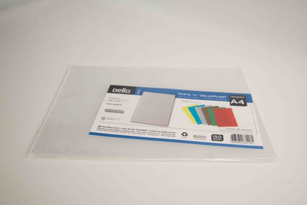 PASTA PLASTICA L A4 (220x310mm) CRISTAL - DAC