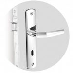 FECHADURA INTERNA ALAVANCA CROMADA 40x53 - SOPRANO (mod. POPLINE)